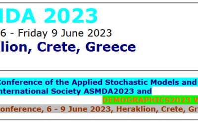 20ο Διεθνές Επιστημονικό Συνέδριο “Applied Stochastic Models and Data Analysis – ASMDA (6-9 Ιουνίου 2023, ΕΛΜΕΠΑ)